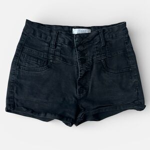 3/$20 • Black High-Waisted Women’s Denim Shorts